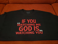 GOD IS WATCHING YOU/BLACK N RED